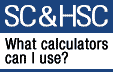 School Certificate and HSC - what calculators can I use?