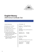 English-literacy Test Papers